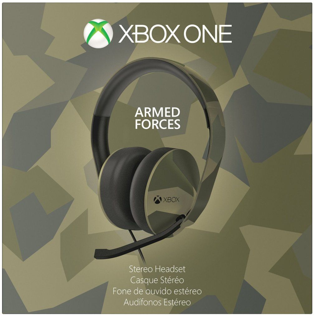 The Xbox One Stereo Headset Armed Forces edition. Your enemies will never see it!
