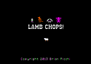 Lamb Chops! title screen
