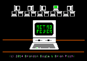 Retro Fever title screen