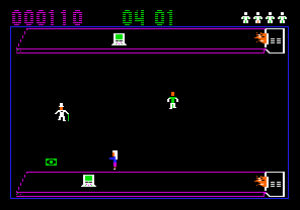 Retro Fever recycling center play screen