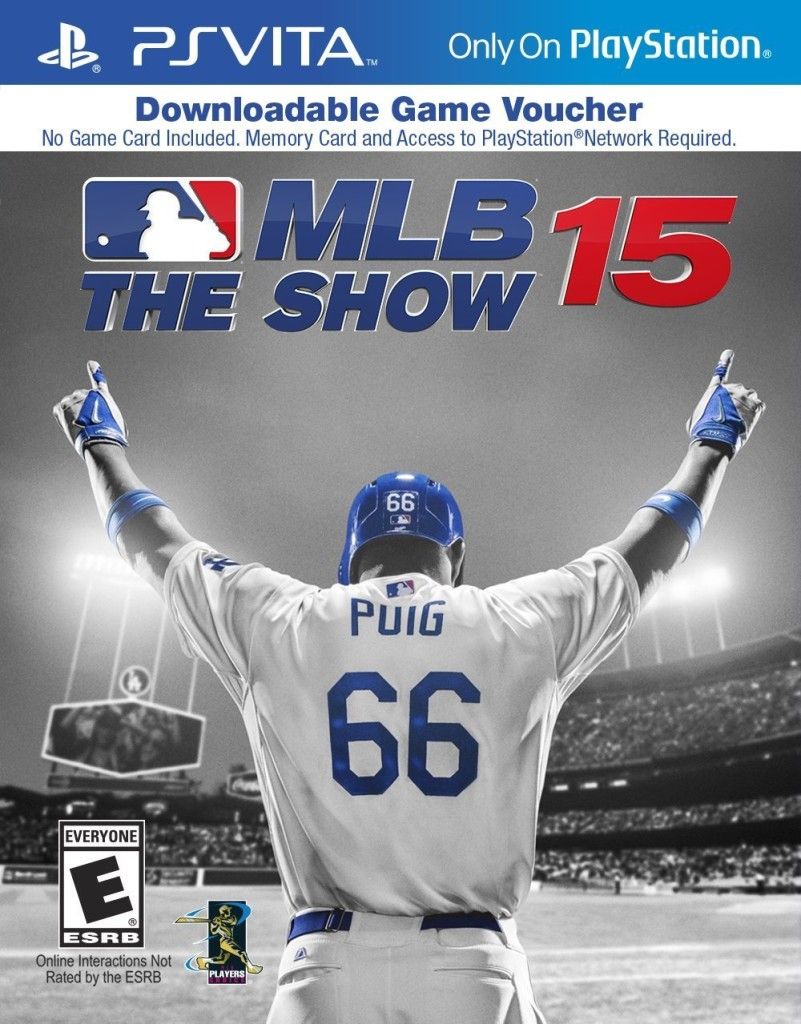 MLB 15 The Show for the PlayStation Vita is just a box with a digital download voucher in its retail release.