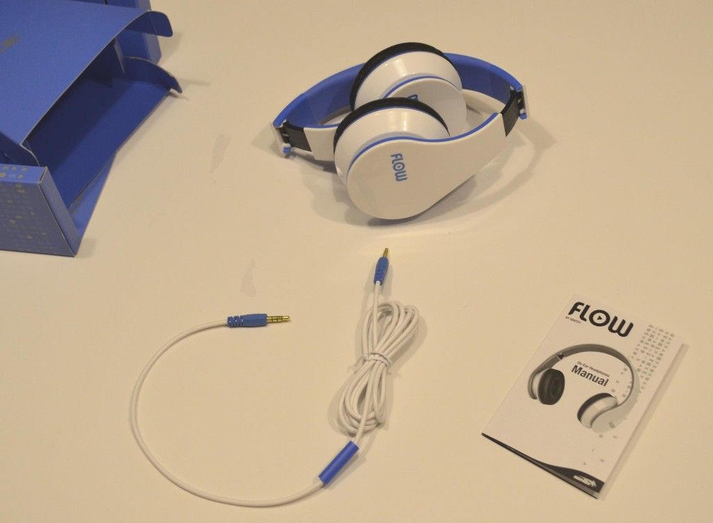 The Sentey Flow headphones fold nicely.