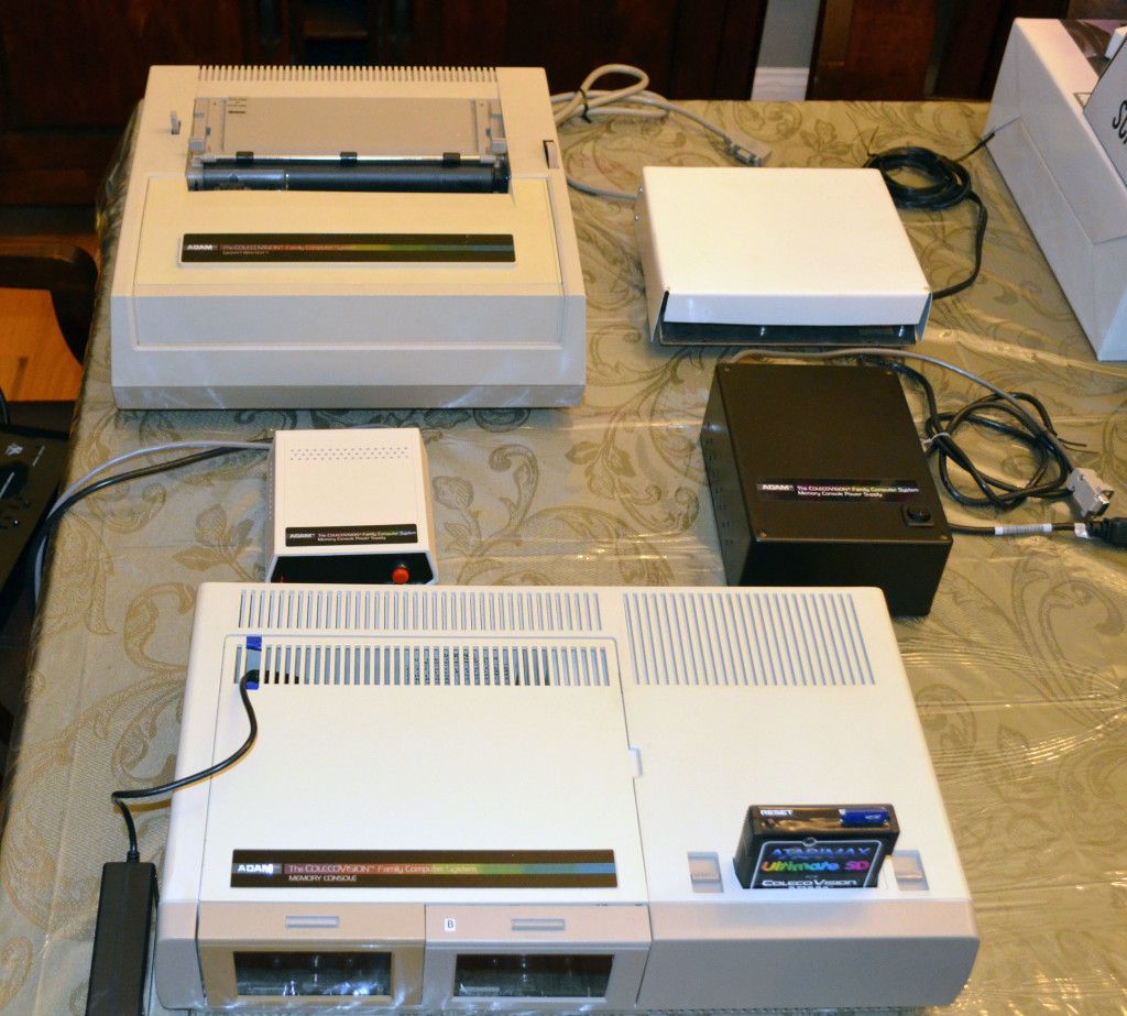 Various Coleco Adam power supplies.