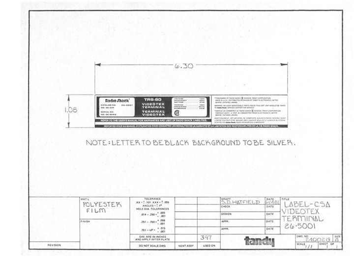 VIDEOTEX scan of material in engineer Jerry Heep's collection.