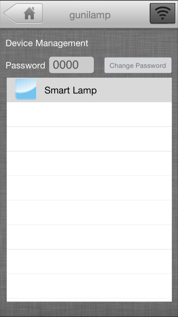 You need to select the bulb in the app every time you want to change its settings.