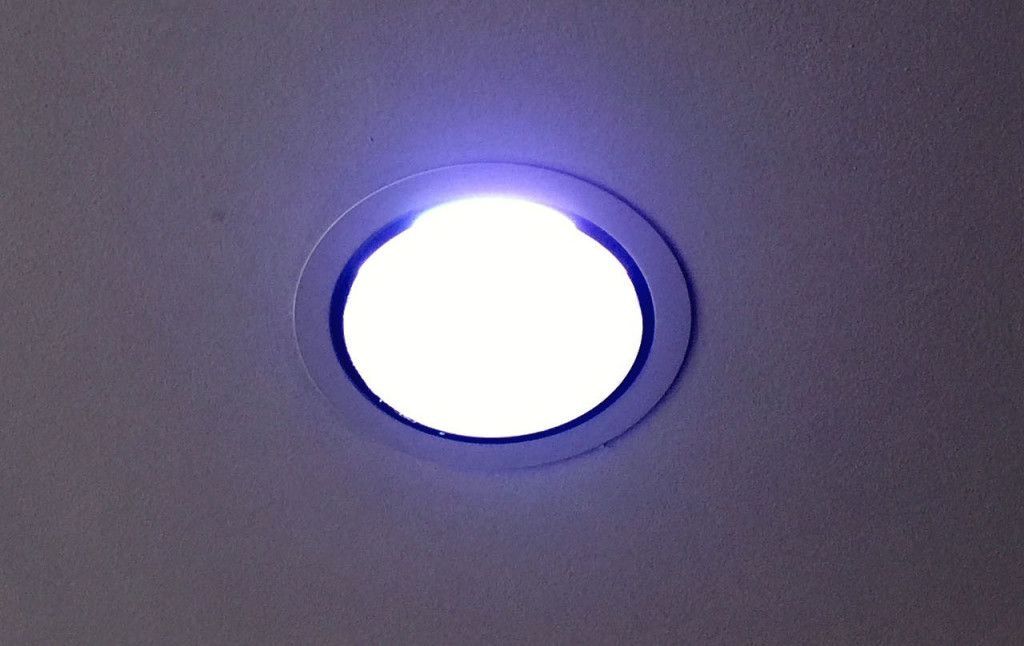 A photo of its whitest light.
