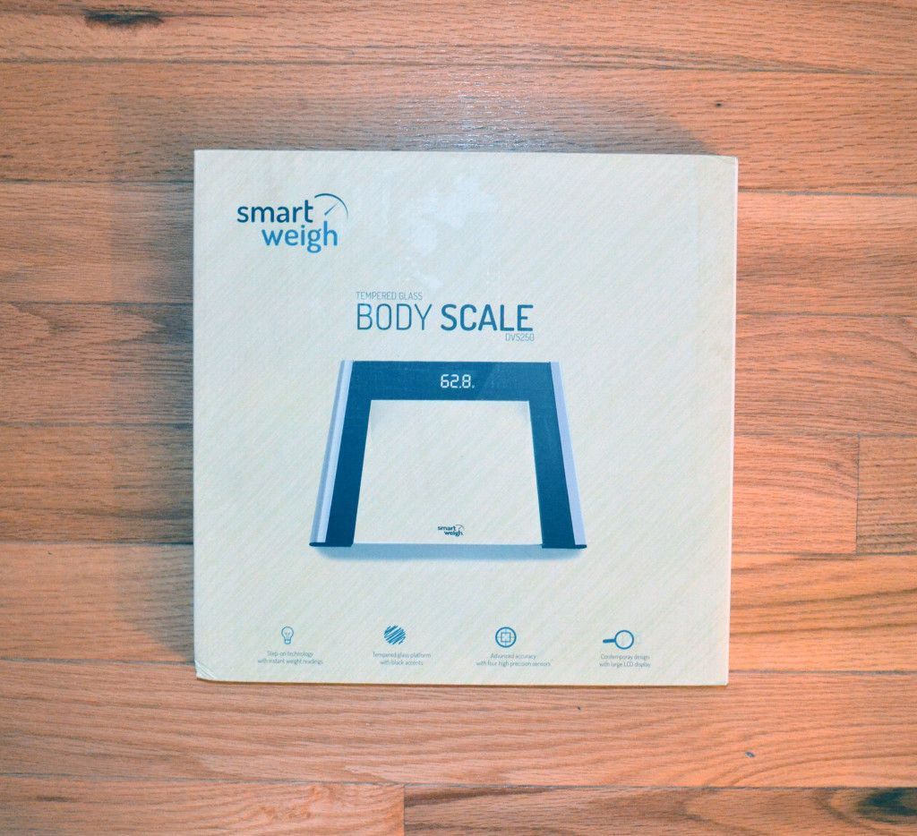 The front of the box for the Smart Weigh Digital Scale.