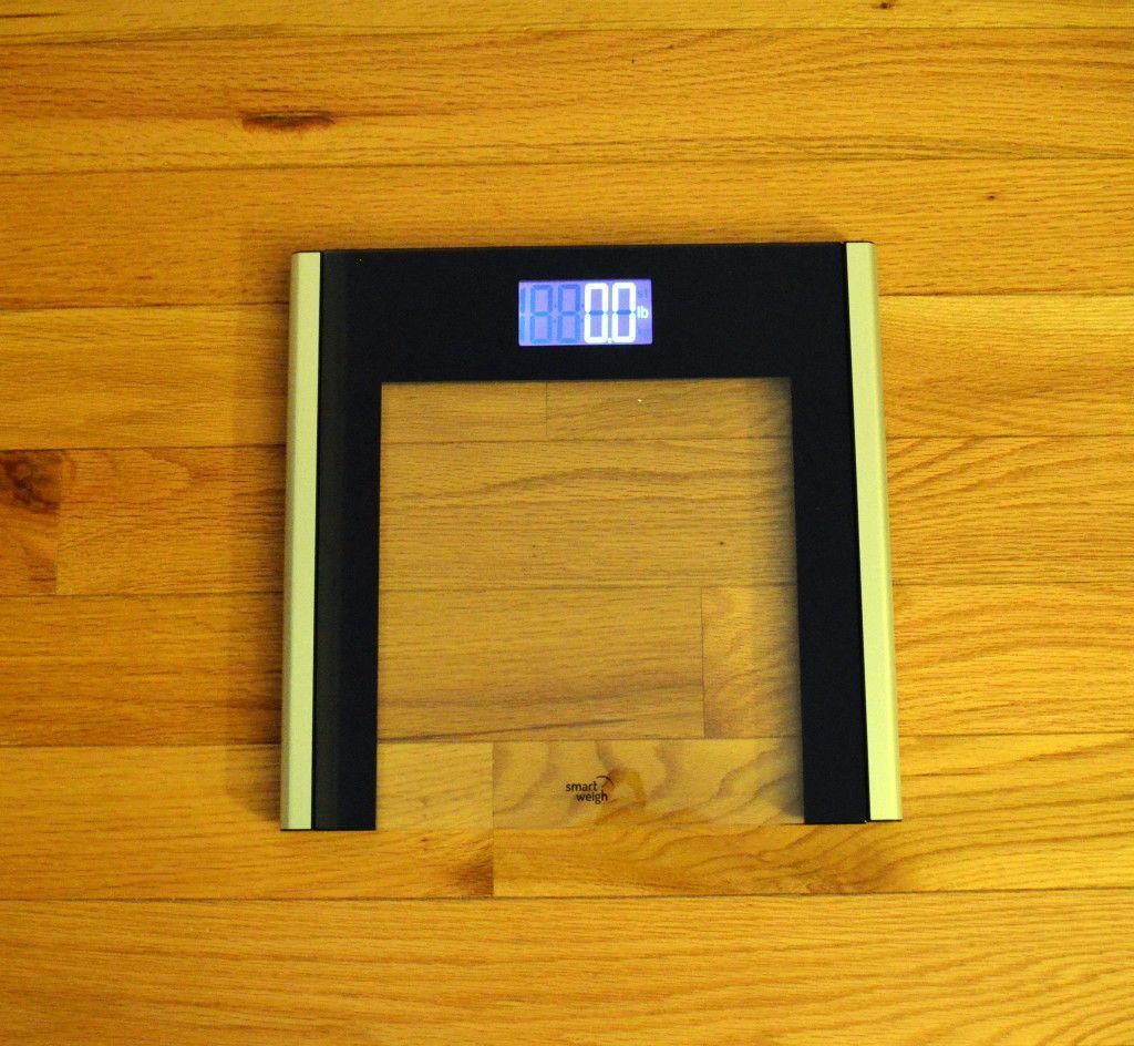 The Smart Weigh Digital Scale is compact and attractive.