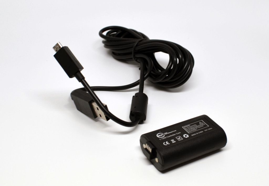 The battery and cable.