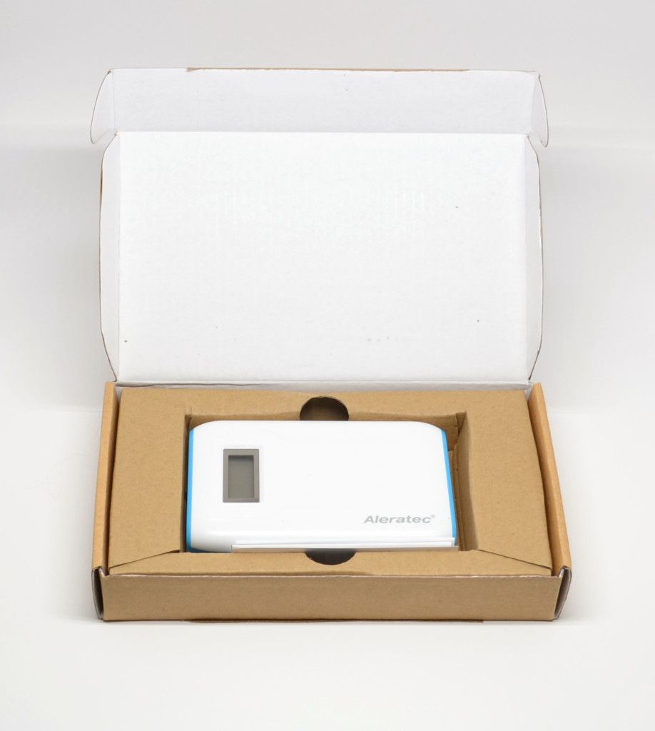 The inside of the box.