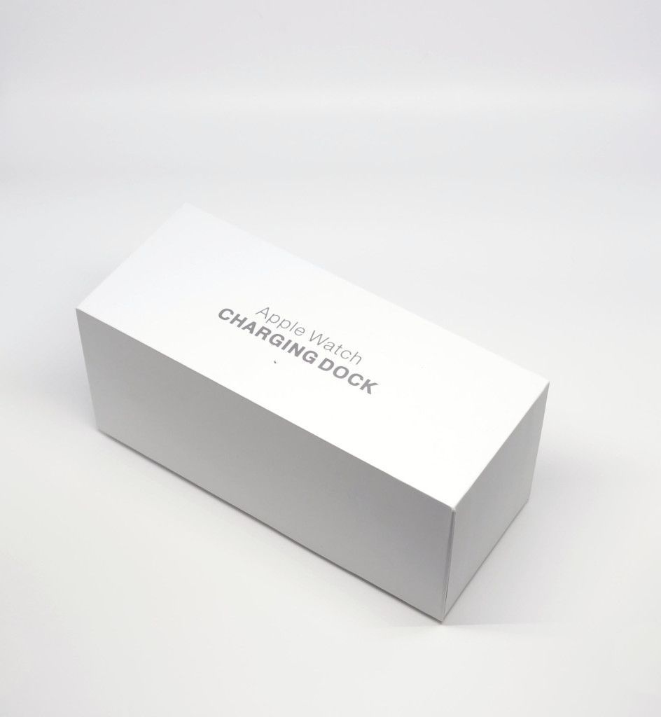The box for the Sumsonic Apple Watch Stand.