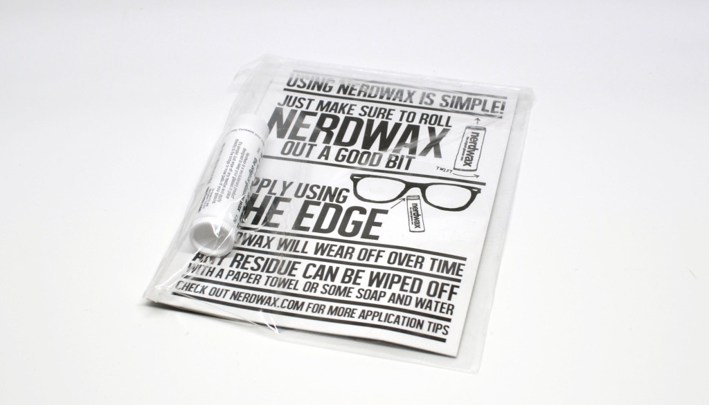 The Nerdwax packaging.