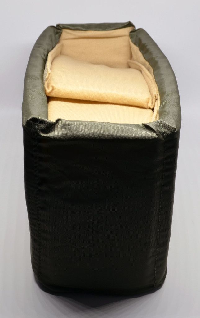 You get it with the bag itself inside its interior protection.