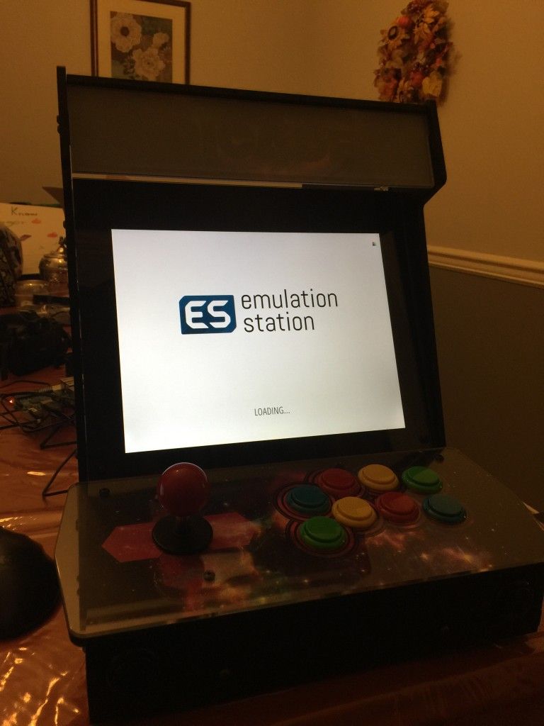 EmulationStation is the front end.