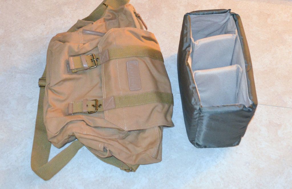 Esddi Caden F1 Khaki Canvas Camera Bag