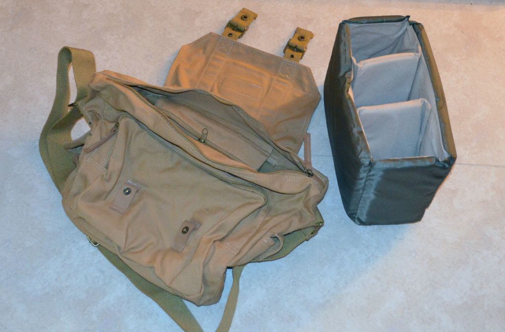 Esddi Caden F1 Khaki Canvas Camera Bag