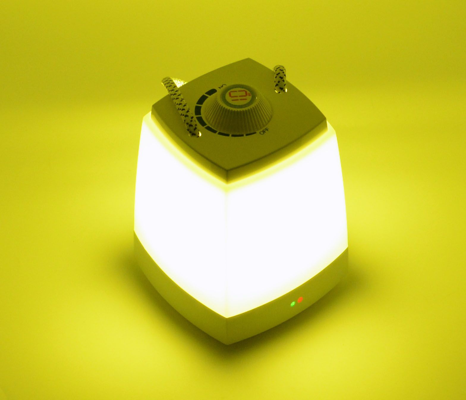 The soft, yellow glow is pleasing.