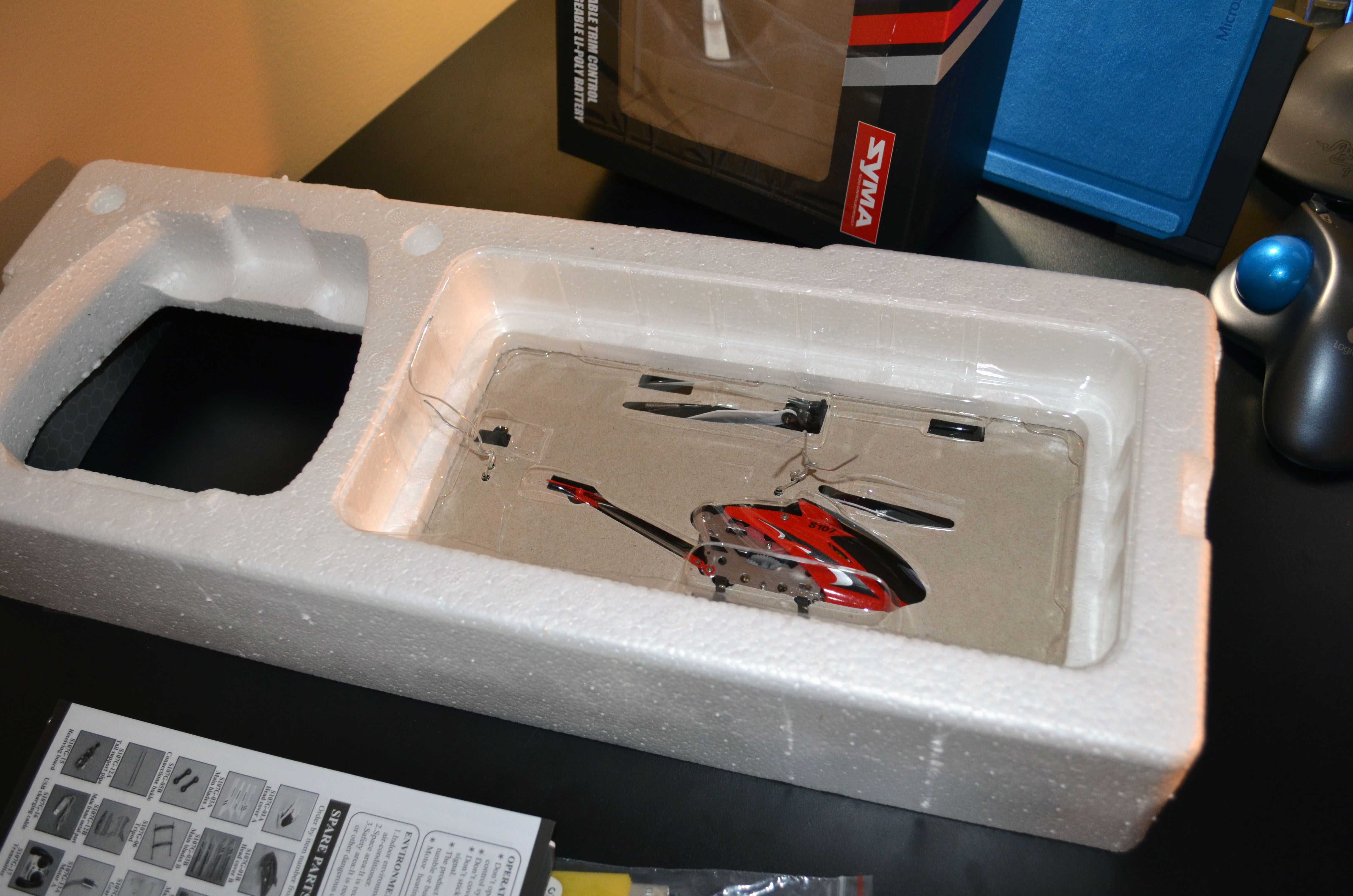 As with any toy these days, prepare to be driven mad freeing it from its packaging.