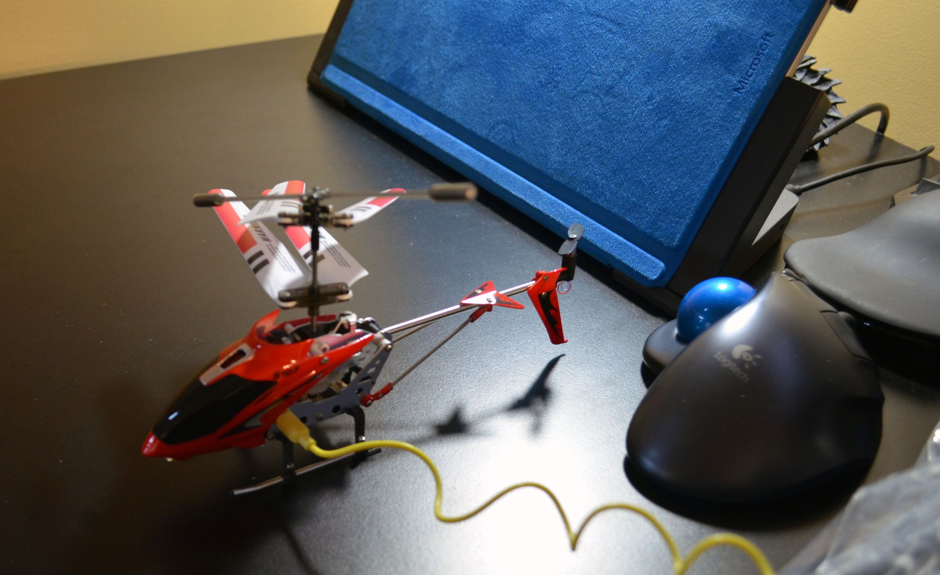 Charging over USB.