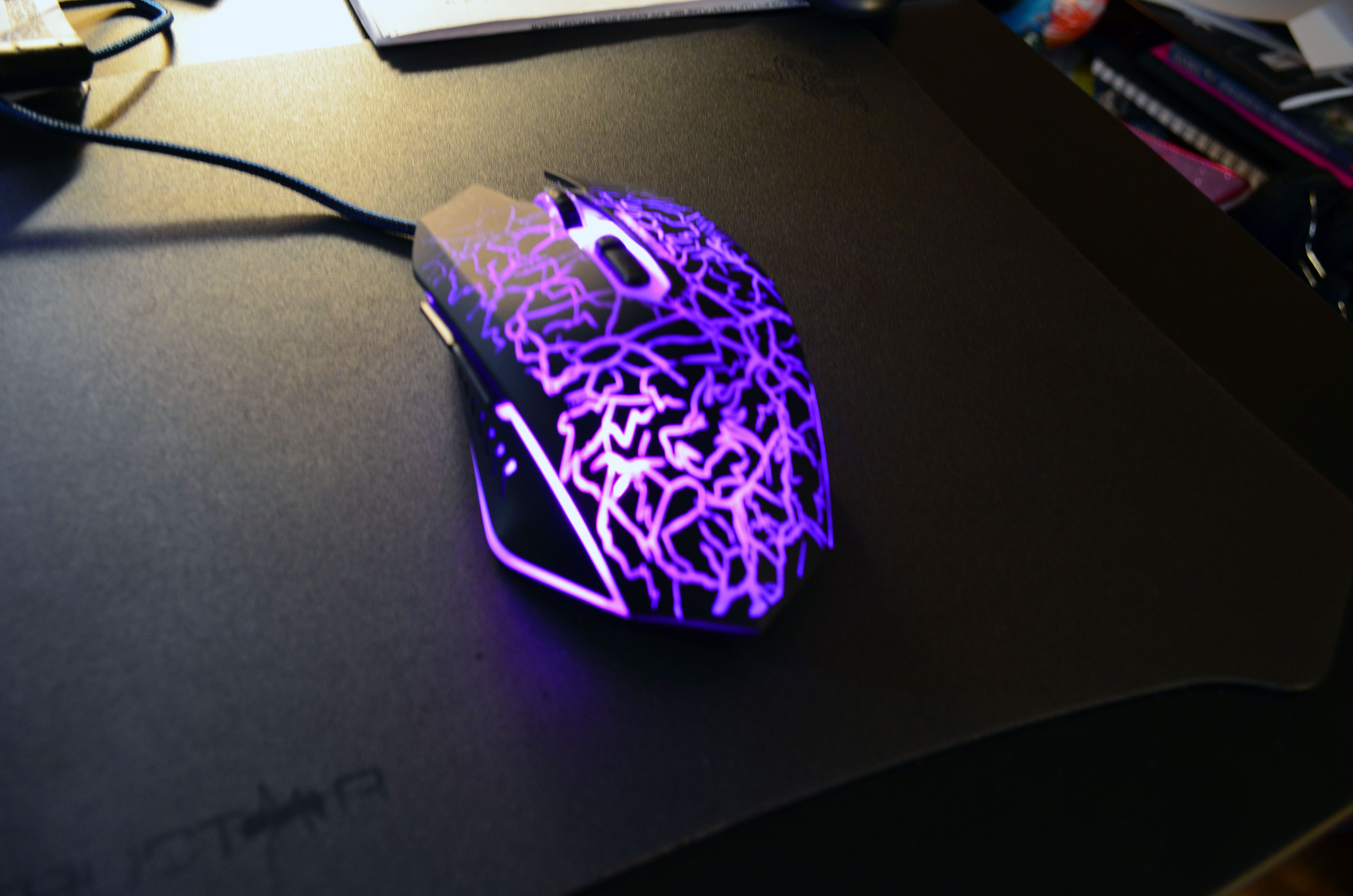 Purple.