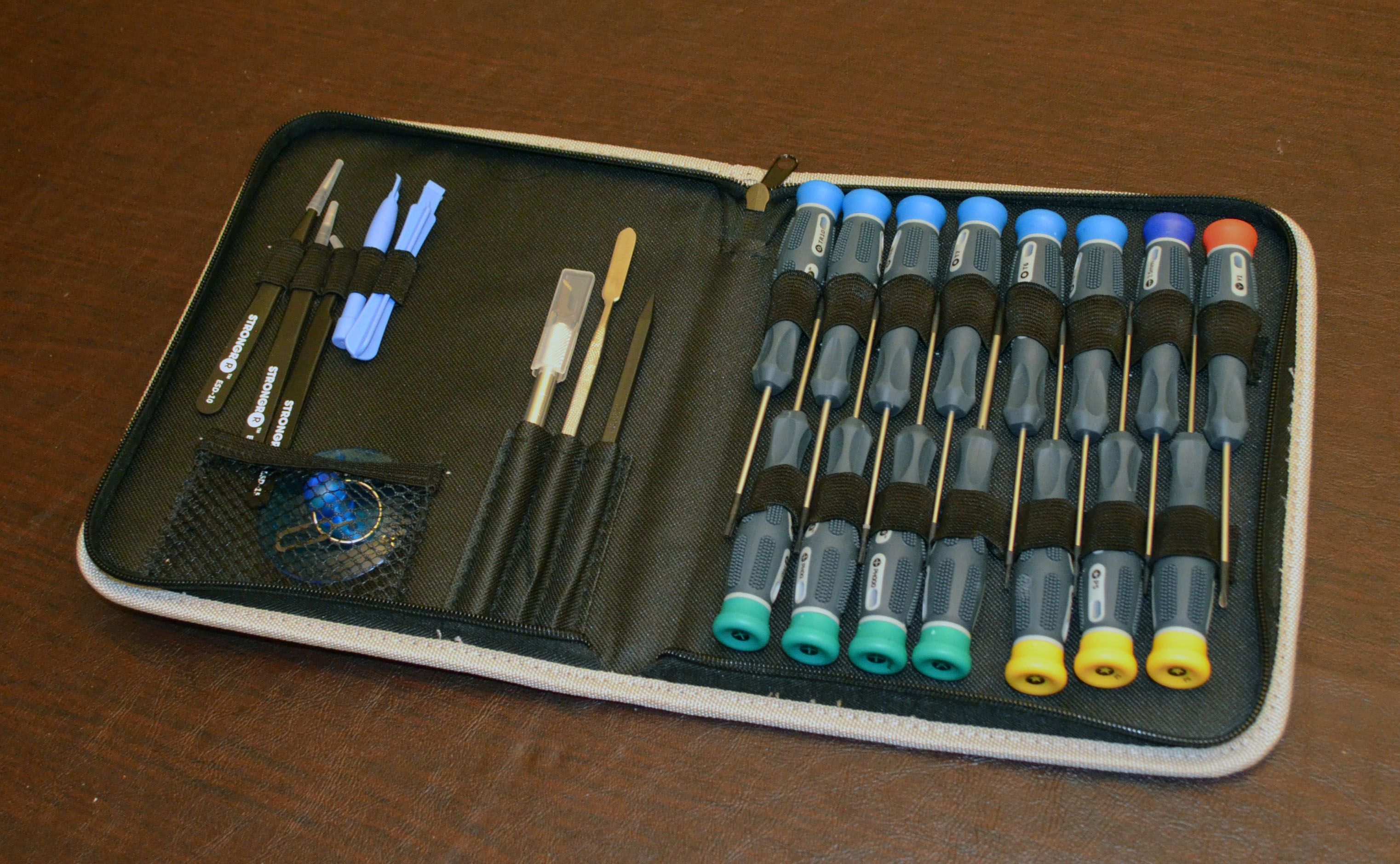 It's an impressive selection of tools for today's electronic devices.