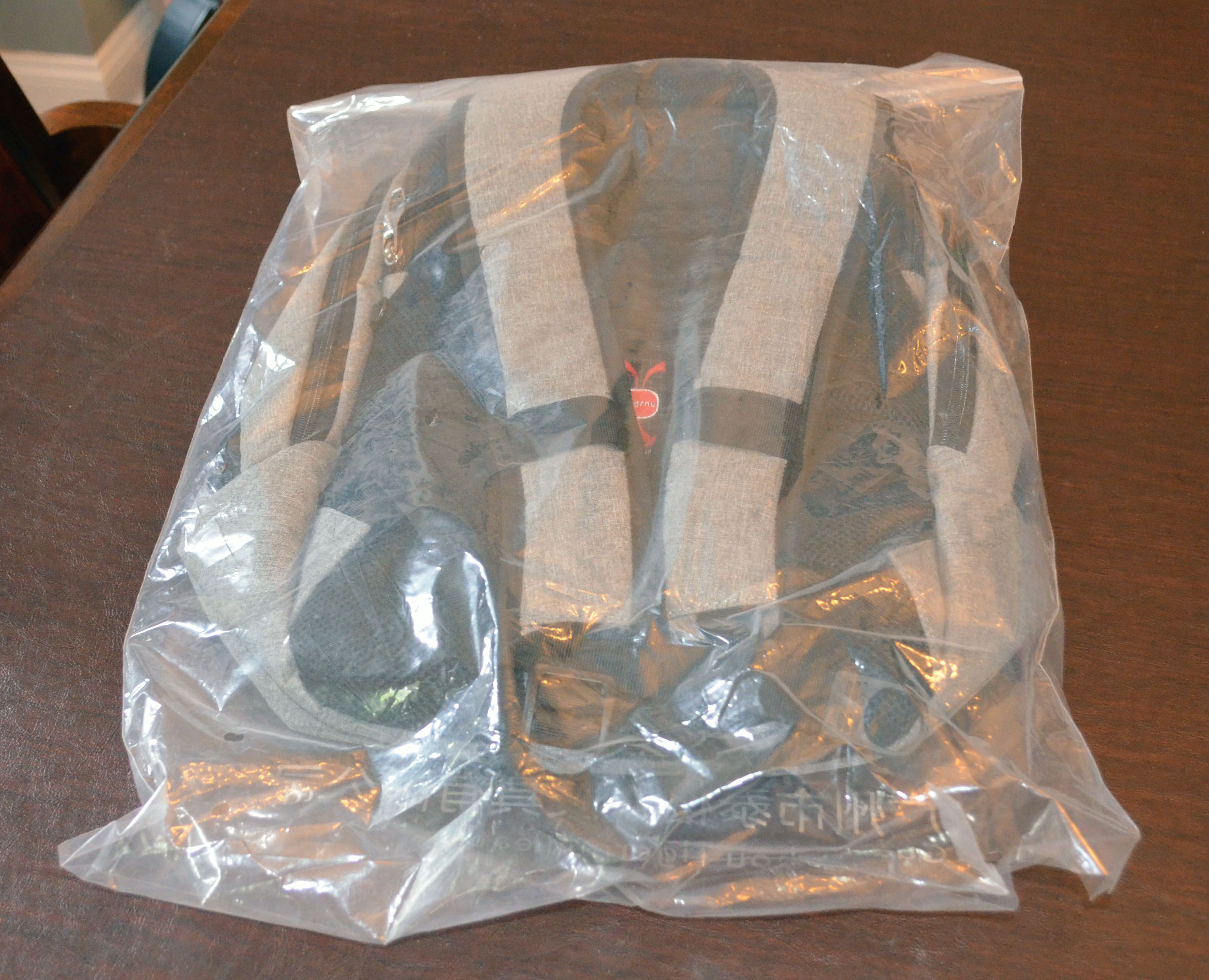 The packaging.