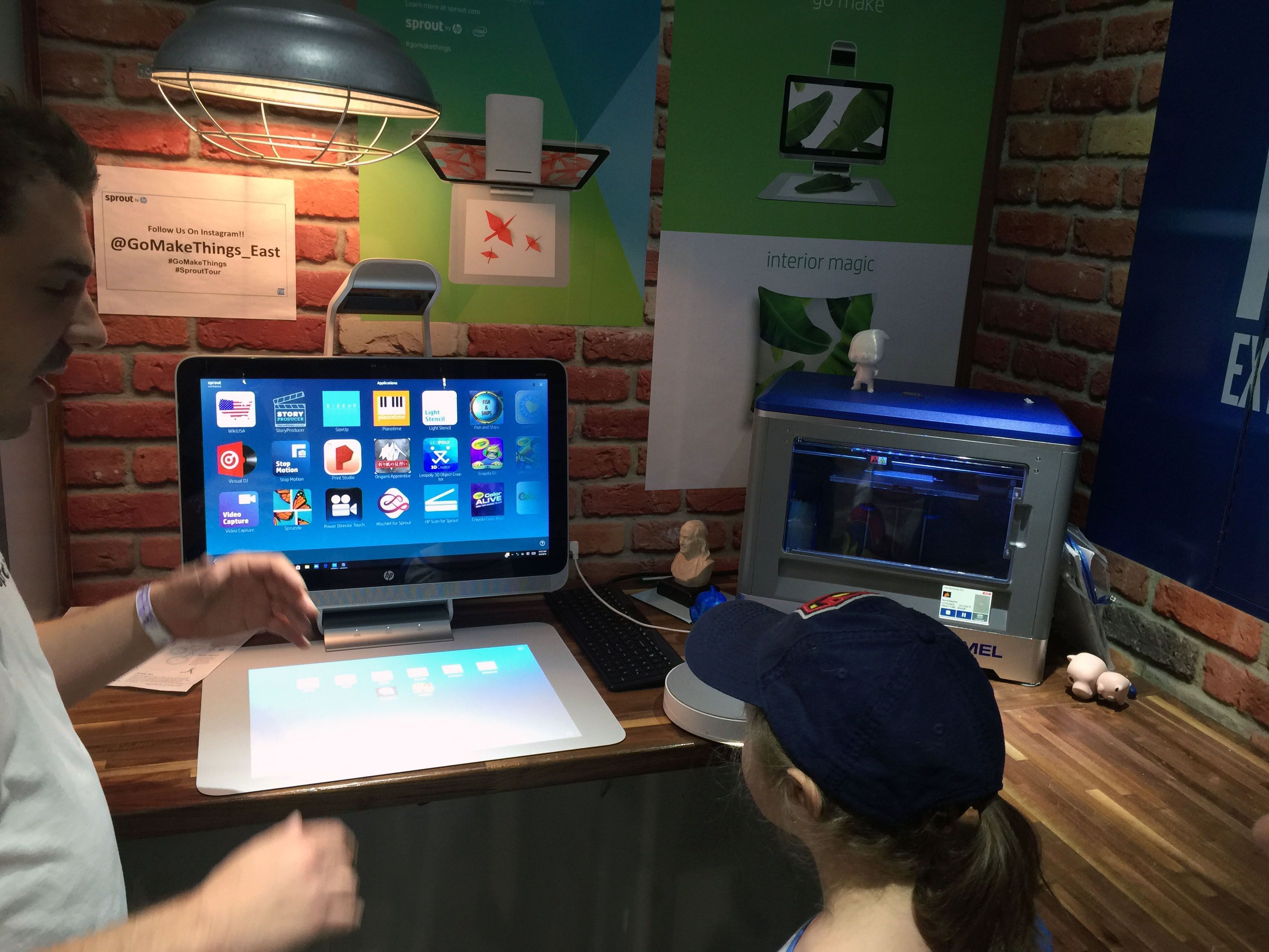 Checking out the HP trailer.