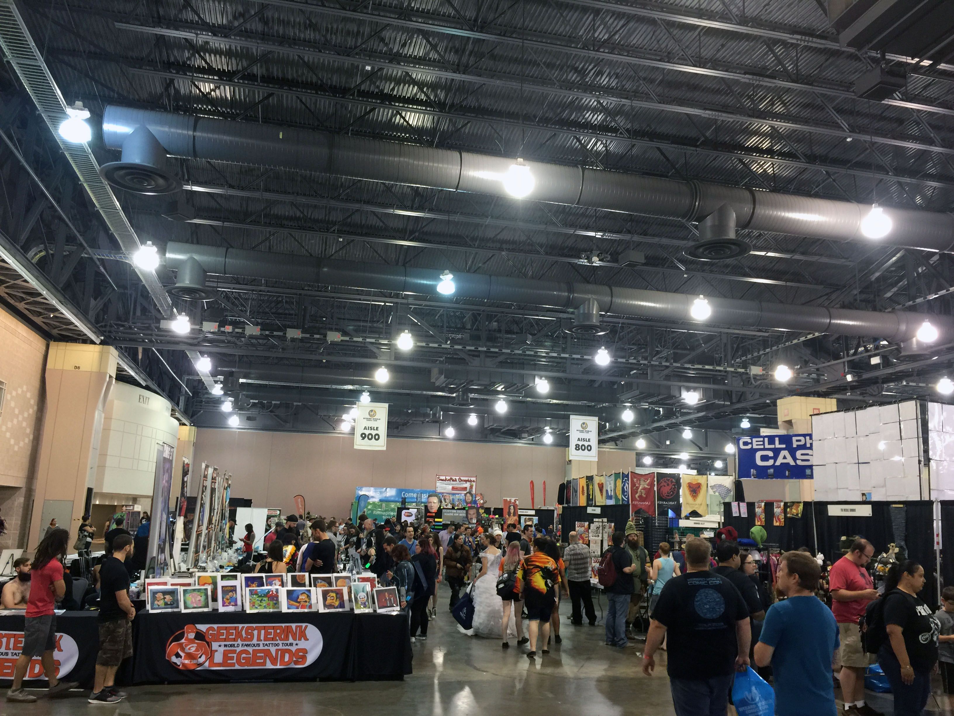 The main show floor was impressive.