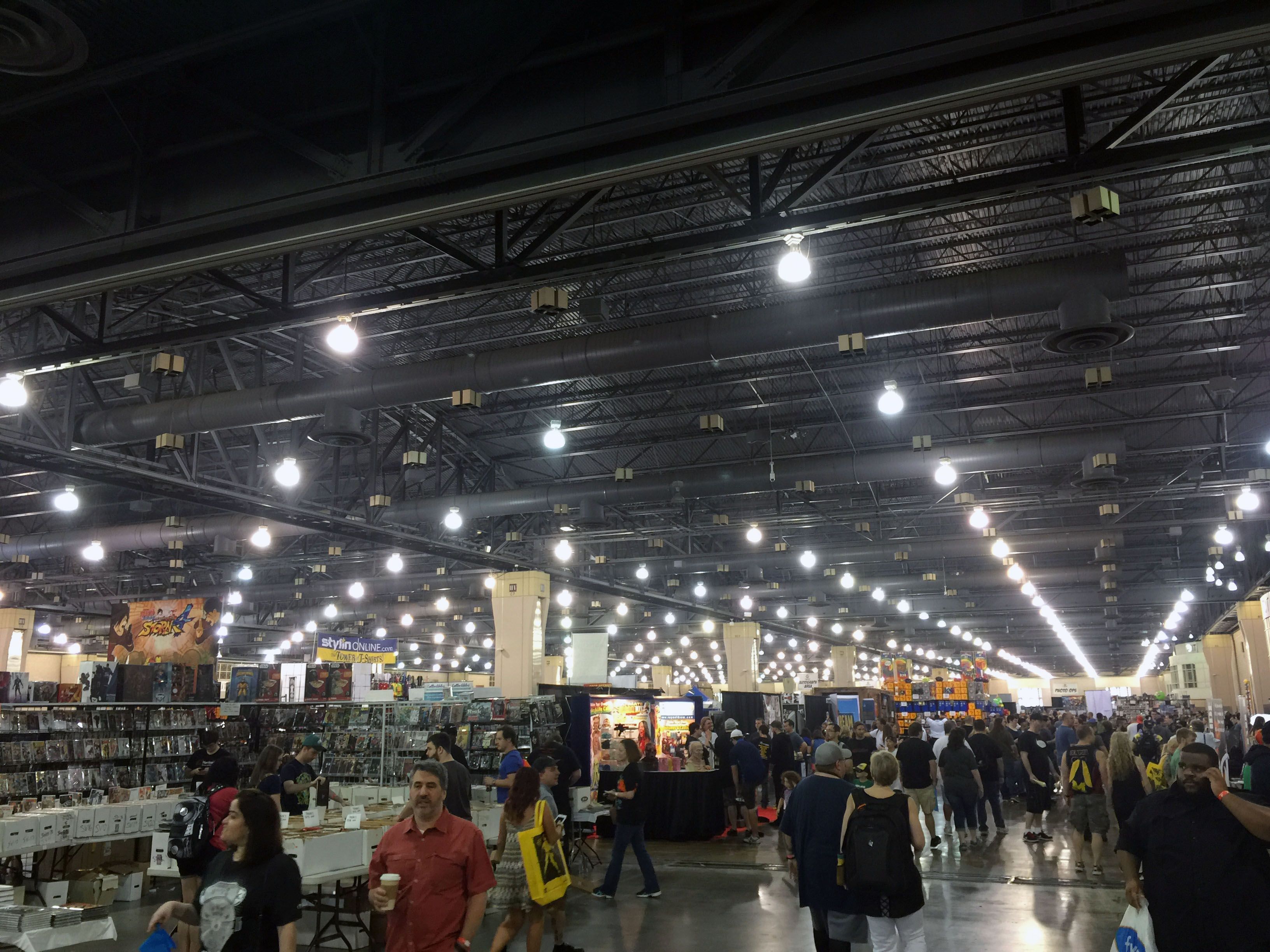 The main show floor was impressive.