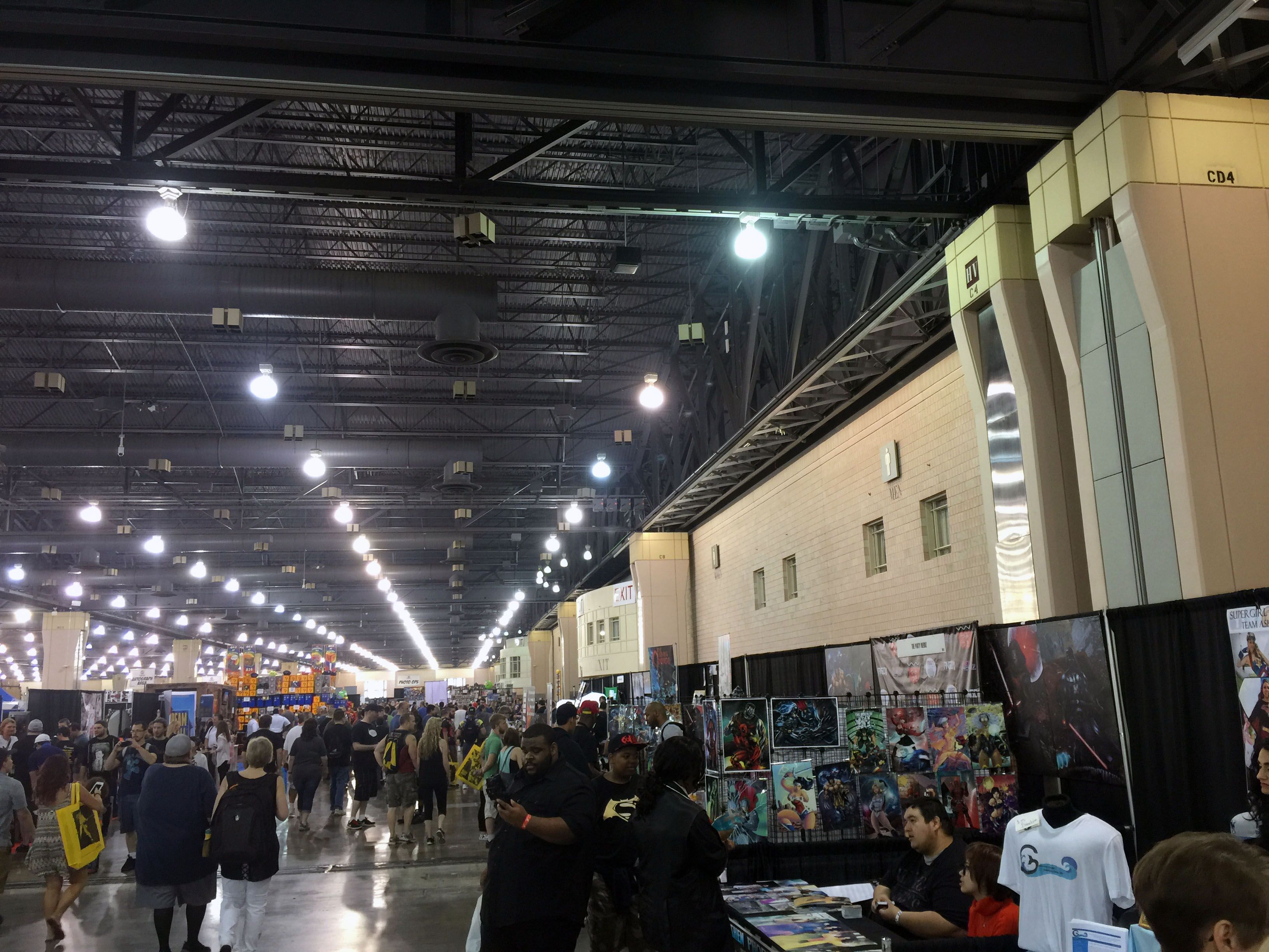 The main show floor was impressive.