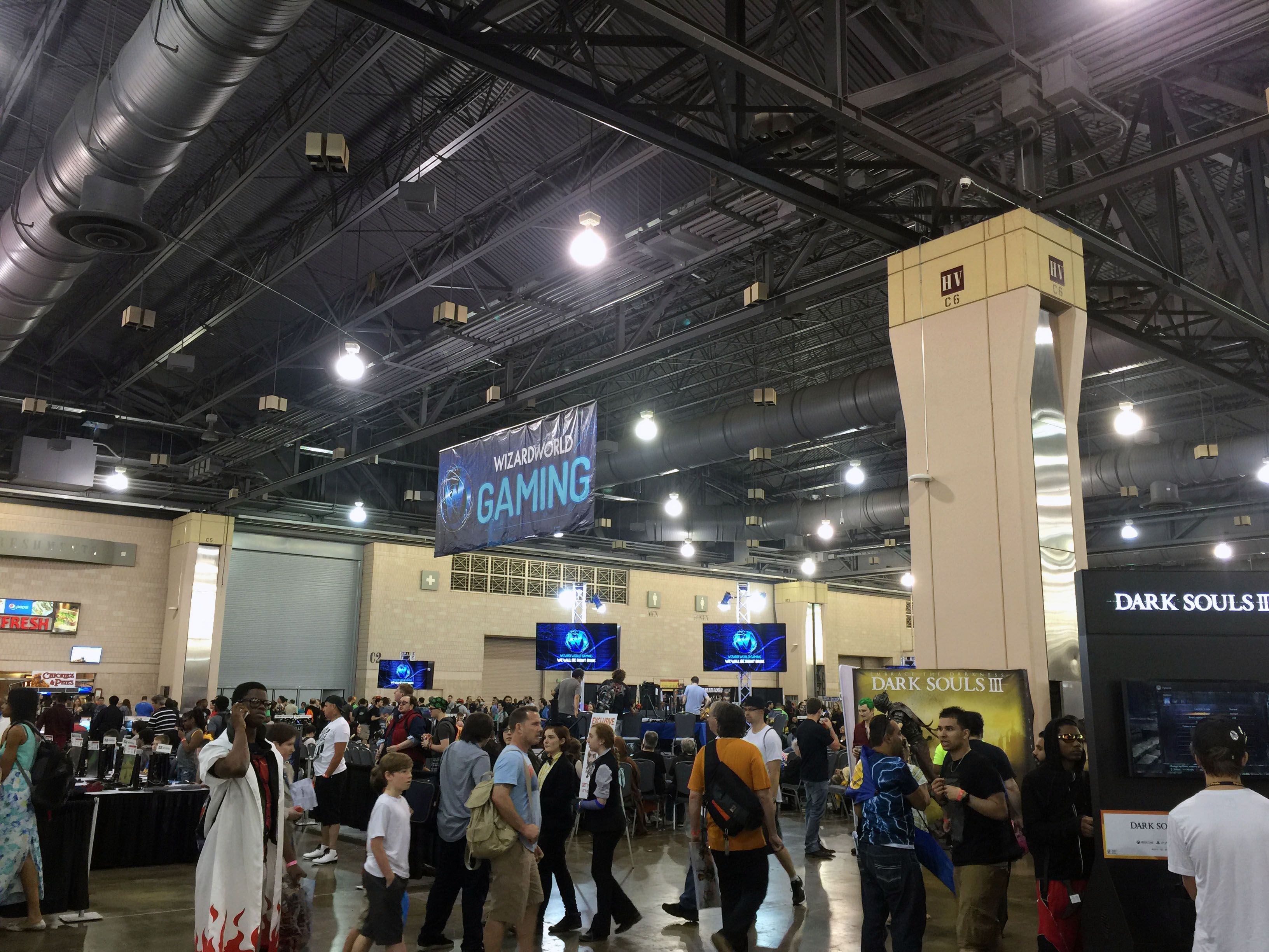 The videogame area.