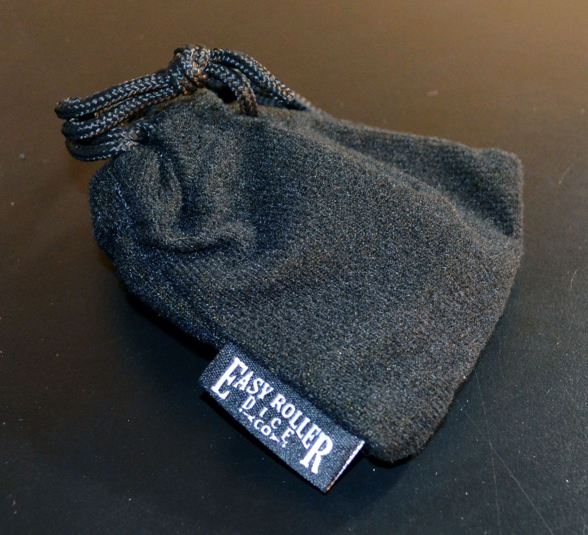 The dice bag.