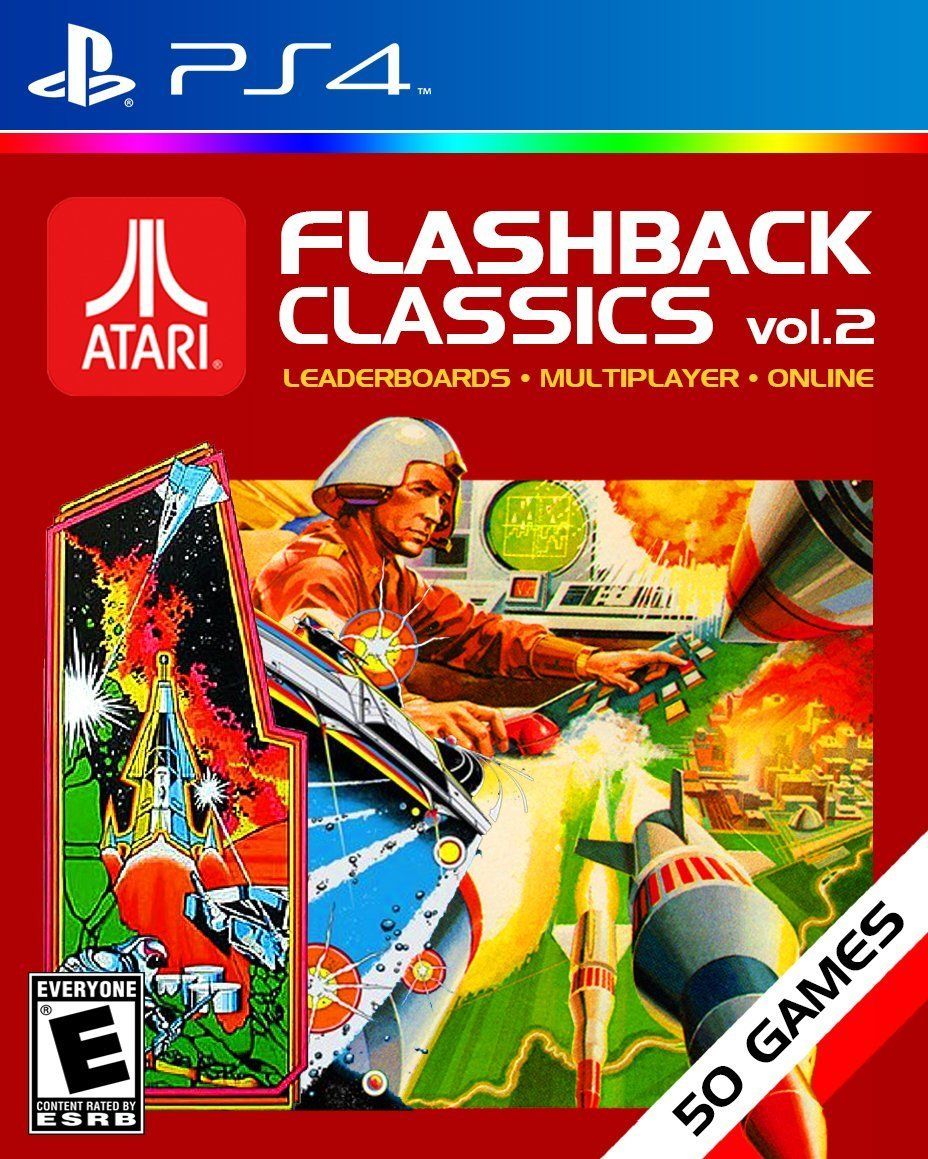 Preliminary box art for Flashback Classics Volume 2 (PS4)