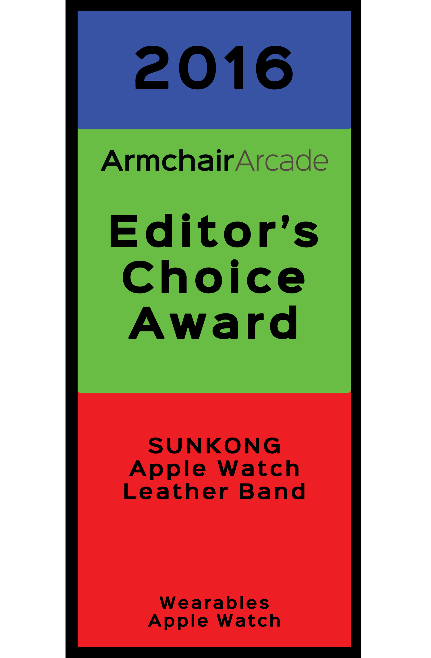 Armchair Arcade Editor's Choice Award 2016