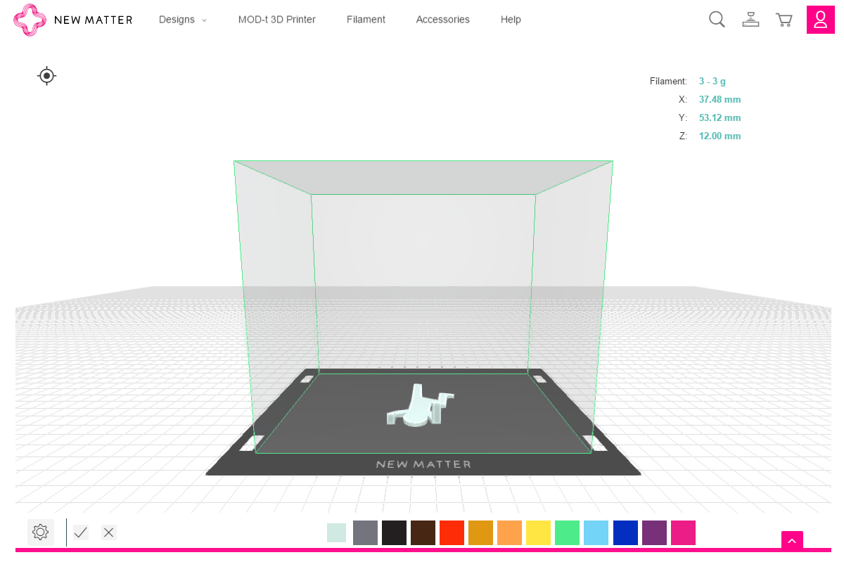 The Web interface's advanced mode pulls in STL and OBJ files directly and does a great job of printing them at the quality you want.