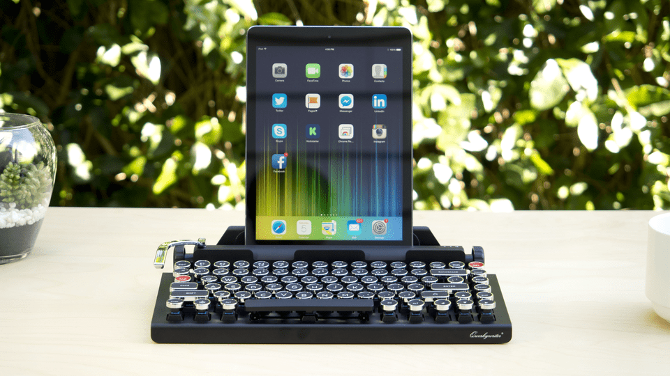 You want to write like Hemingway did? Skip the typewriter and go for a modern solution that captures the spirit and avoids the challenges (Qwerkywriter pictured).