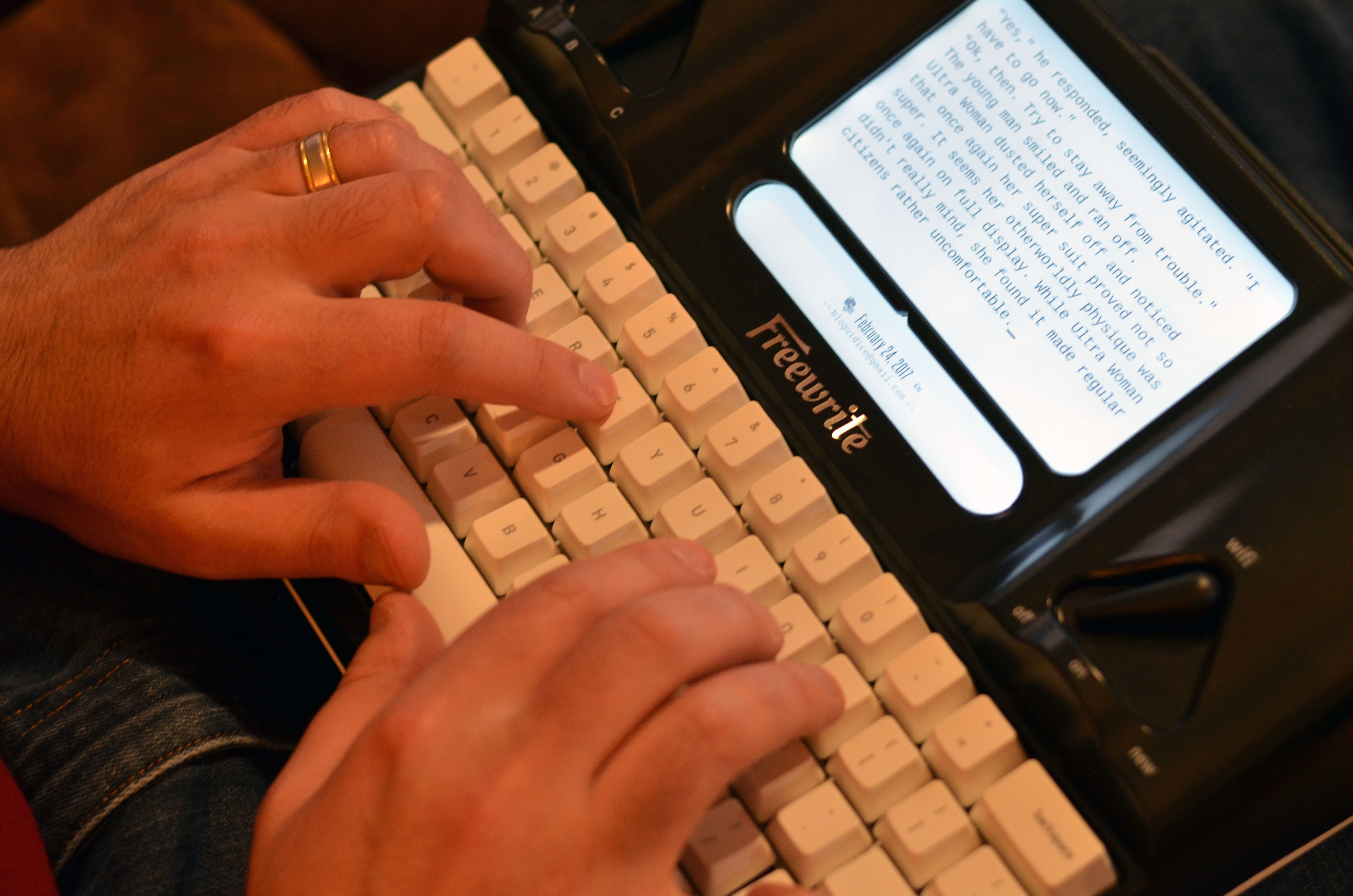 Writing.