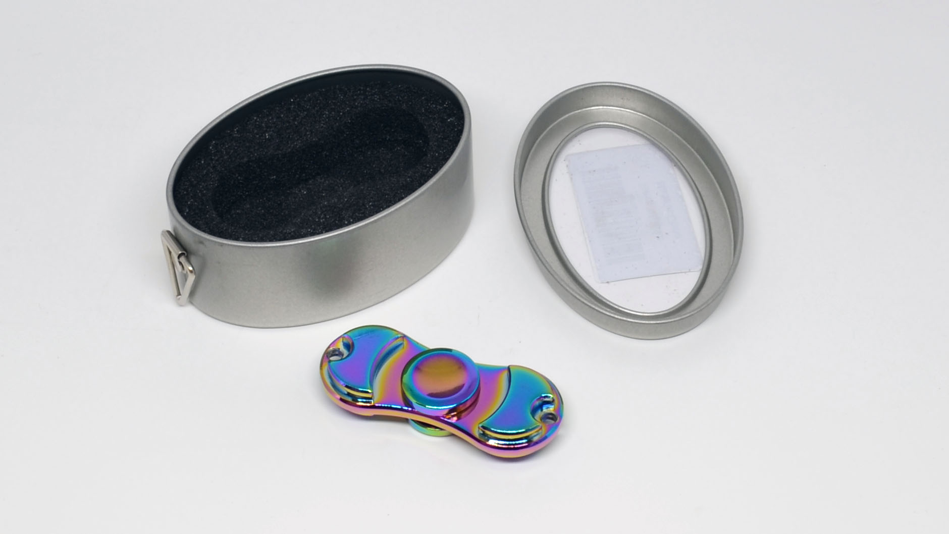 The spinner has a unique look.