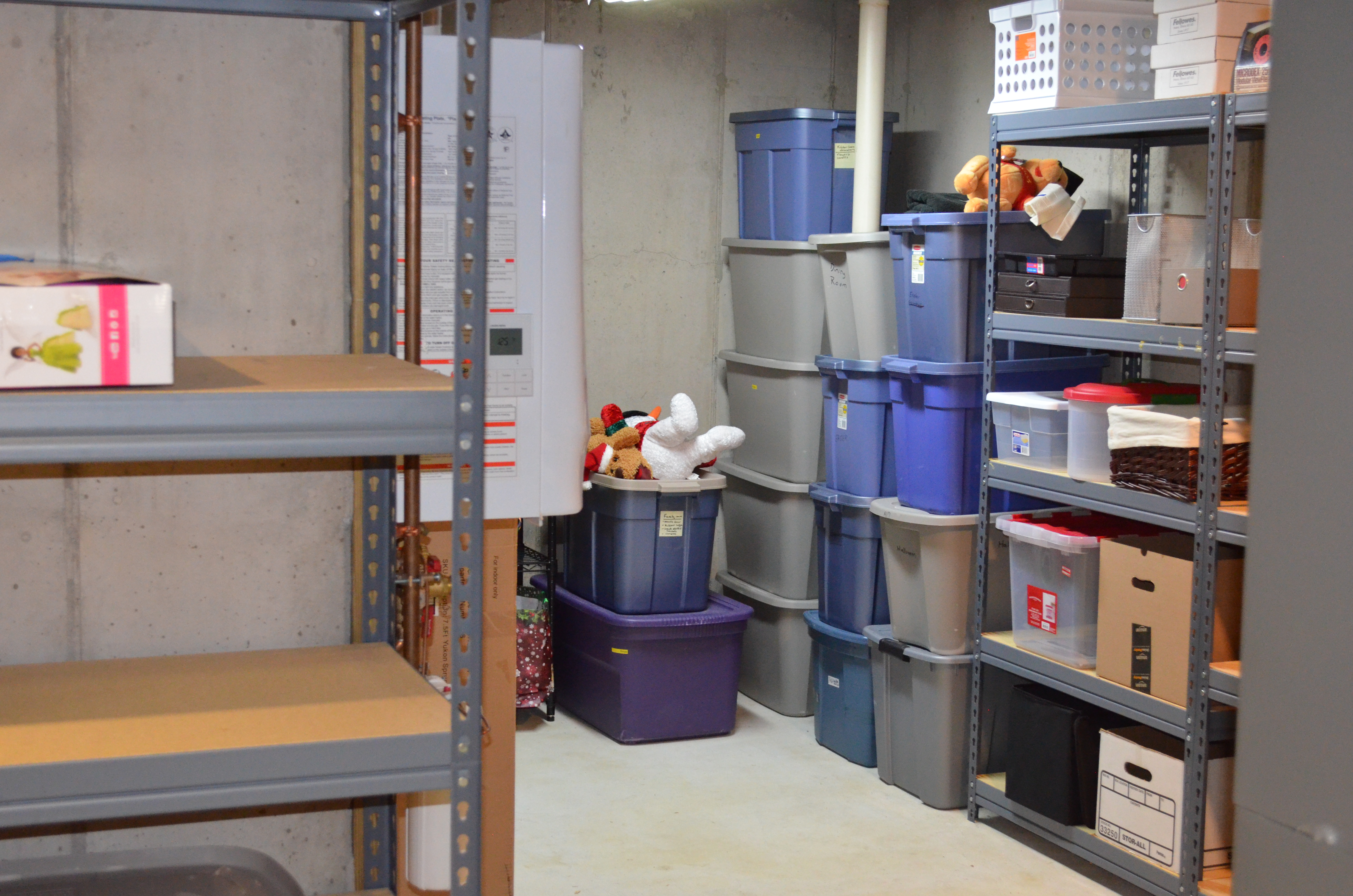 Eventually the rest will be a more organized crafting area.