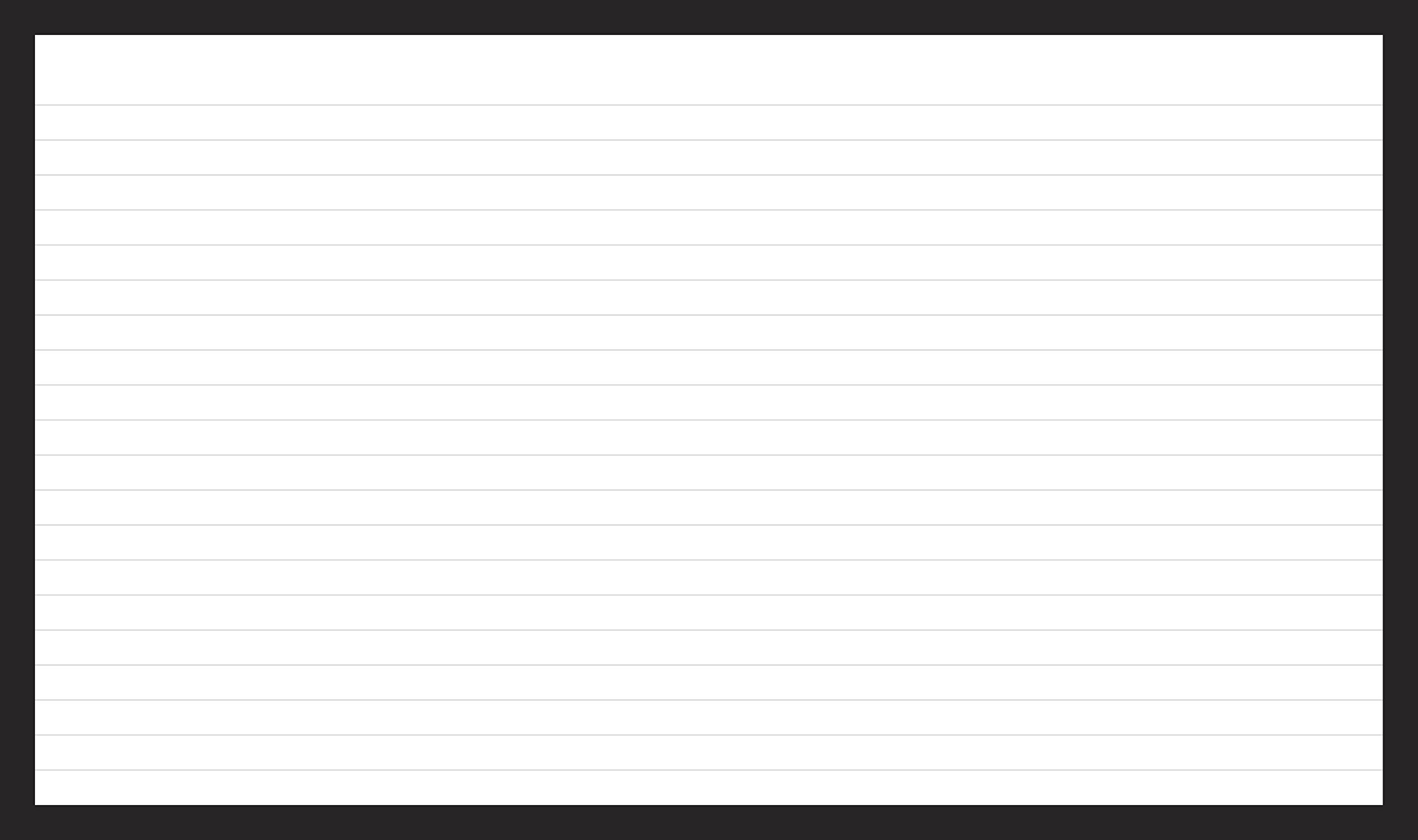Example of a blank journal page.