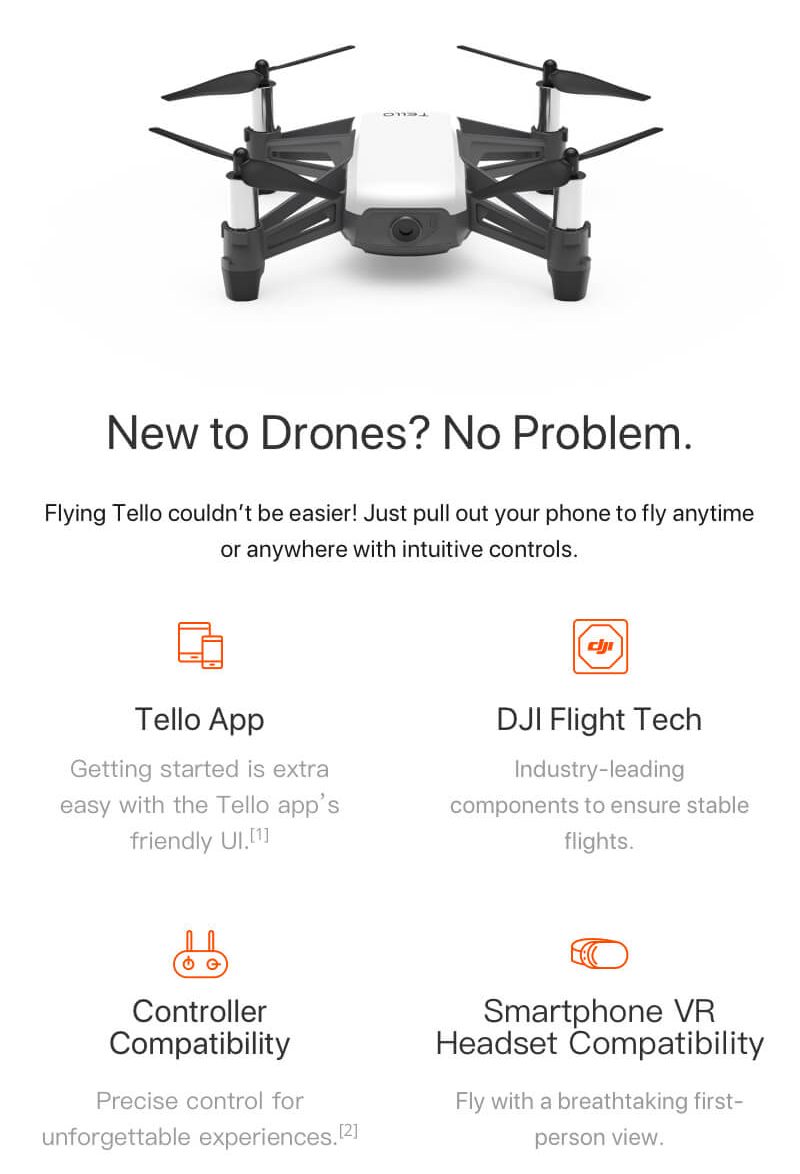 Tello drone