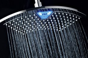 DreamSpa AquaFan Rainfall LED/LCD Shower Head