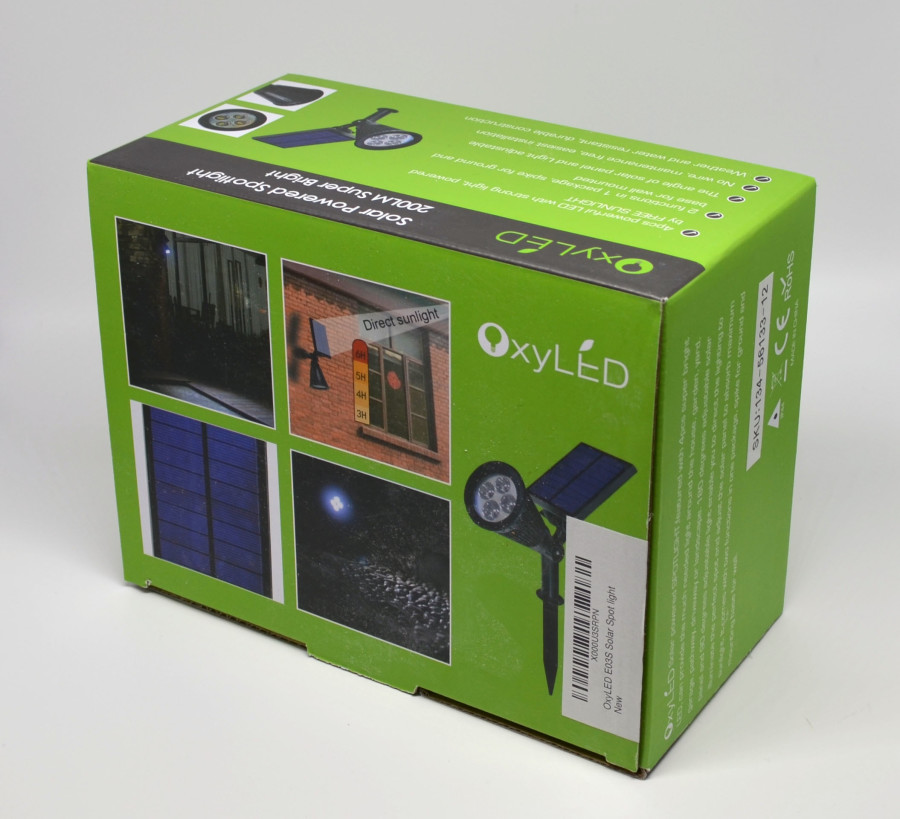 OxyLED E03S LED Solar Spotlight