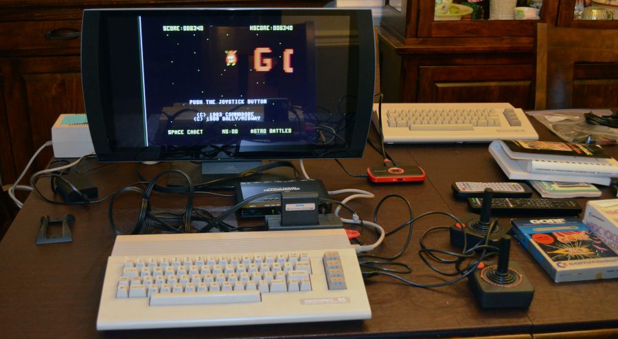 Gorf with Magic Voice on the Commodore 64