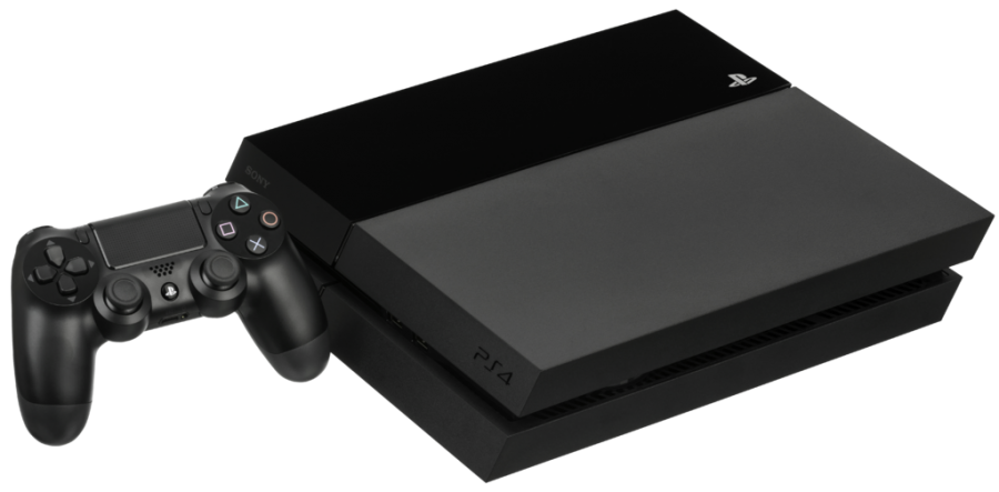 Sony PlayStation 4 - By Evan-Amos - Media:PS4-Console-wDS4.jpg, Public Domain, https://commons.wikimedia.org/w/index.php?curid=37808618