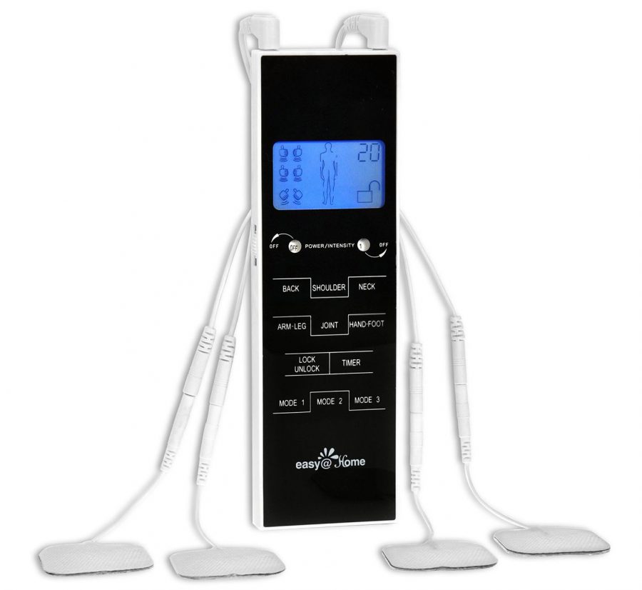 Easy@Home Deluxe TENS Unit Muscle Massager and Stimulator