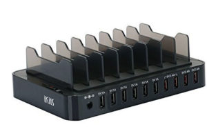 iKits 10-Port USB Charging Station Dock