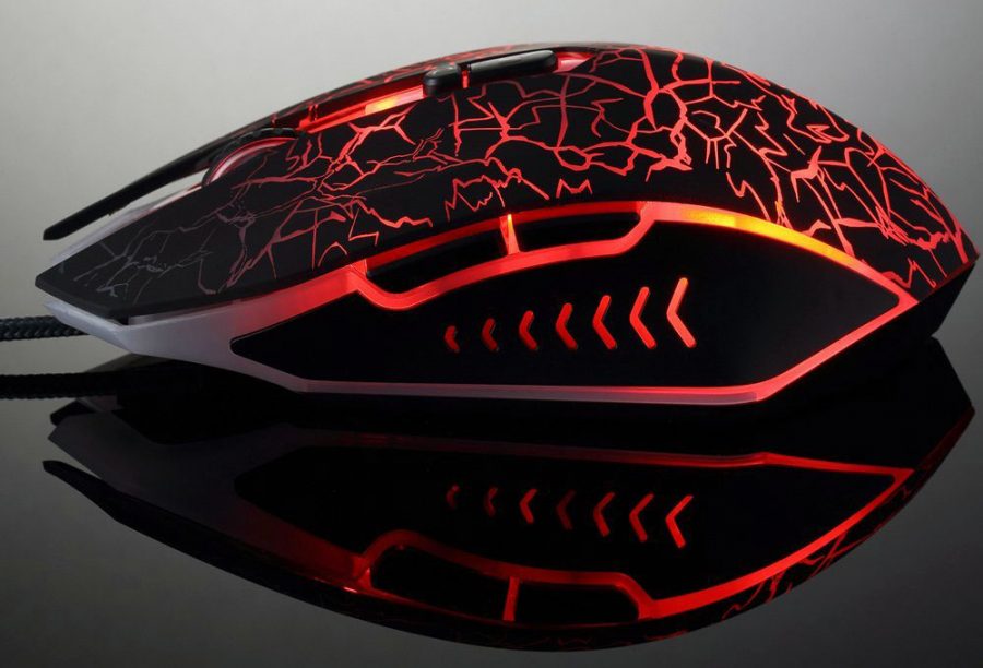 JINLONG Ergonomic Wired Game Computer Mouse