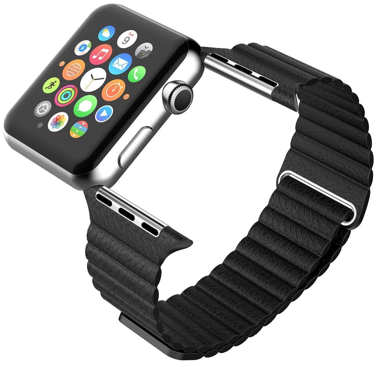 sikkerhedsstillelse unse uophørlige Review: Morningsun XG Genuine Leather Loop with Magnet Lock for Apple Watch  - Armchair Arcade