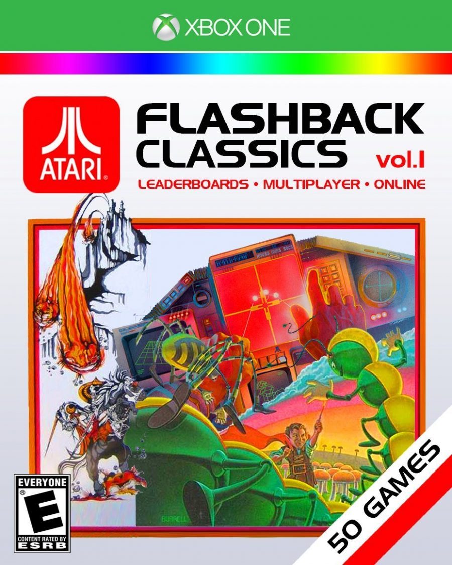 Preliminary box art for Flashback Classics Volume 1 (Xbox One)